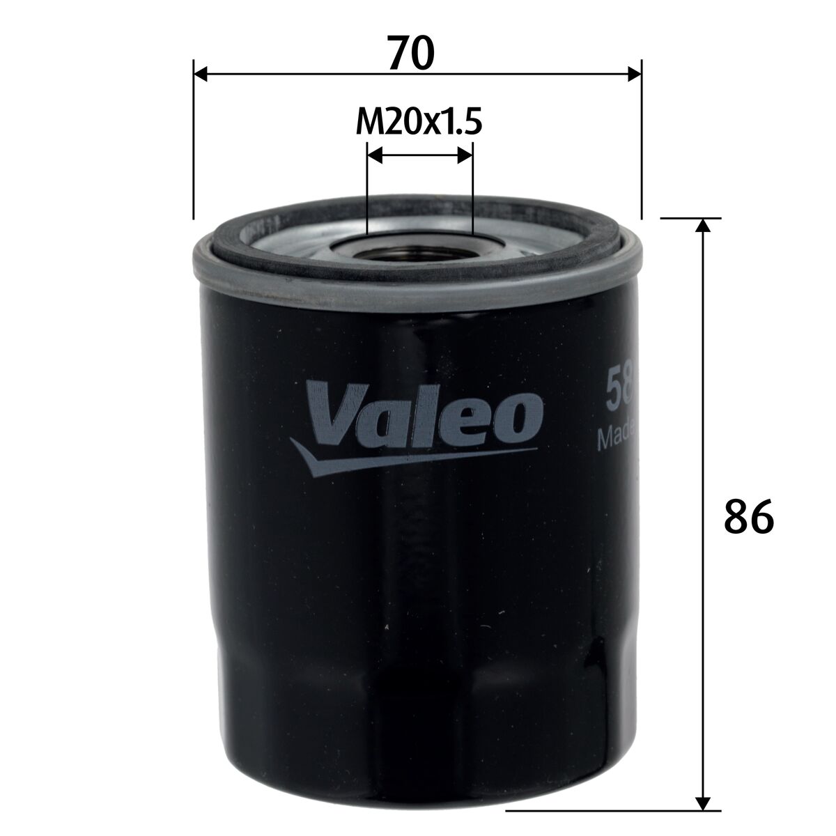 VALEO 586177 Olejový filter
